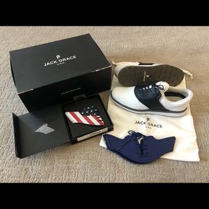 NWT Jack Grace Men’s Golf Shoes with extra saddles